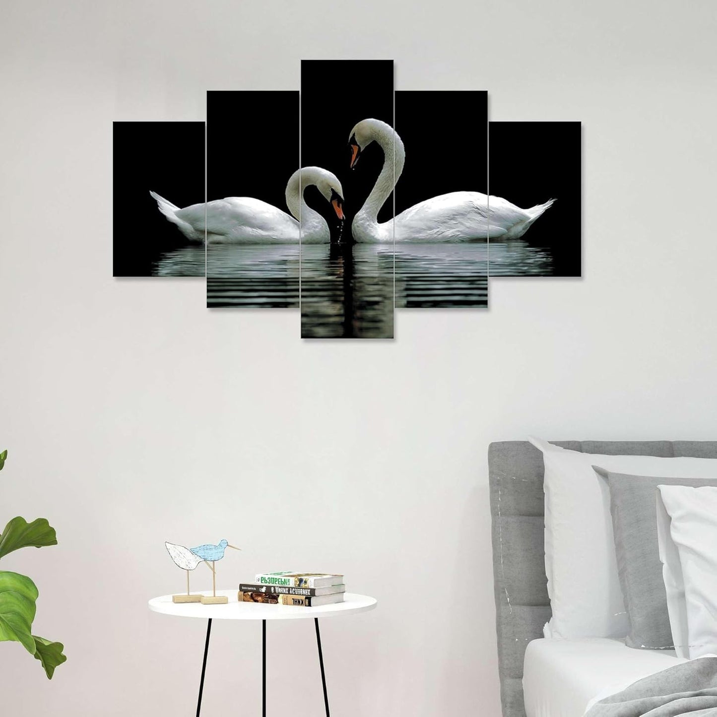 Grabityour Retail Set of Five MDF Framed 3D Wall Painting for Home Decoration, Big Size Painting for Living Room, Bedroom (17x30 inches)